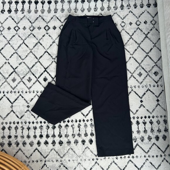Express Wide Leg Super High Rise Trouser - Picture 1 of 4